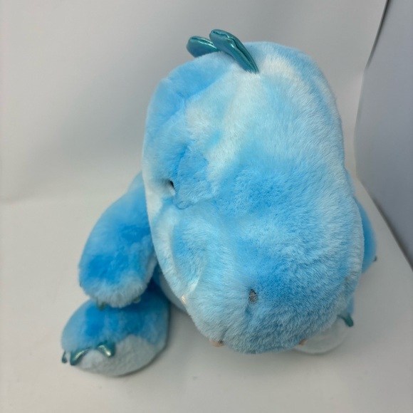 FAO Schwarz Dinosaur 12” Stuffed Animal Glow Brights Plush Toy LED Sound Blue - Picture 9 of 10